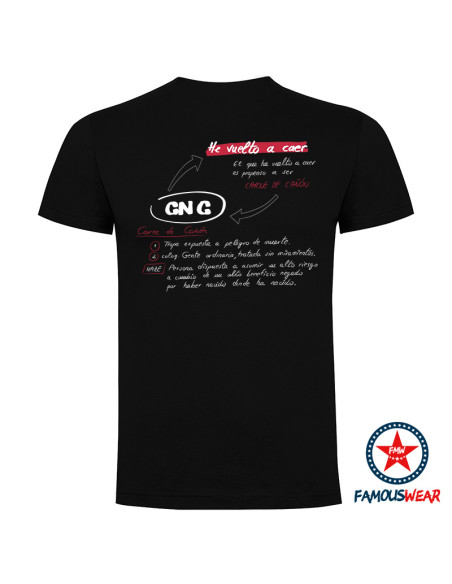 CAMISETA HAZE HE VUELTO A CAER